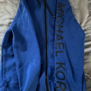 Michael Kors Blue Zip Up